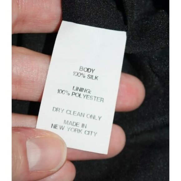 Hunter Bell Metallic Marble Mini Skater Dress Black Silver Gold XS - Picture 13 of 13